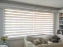Ver imagem 4 de Cortina Persiana Double Vision Largura 1,20 X 1,30 Altura Sofisticada para Ambientes Internos