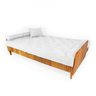 Sofá Cama Paris Ripado Acquablock Branco Off Madeira Nobre - 2