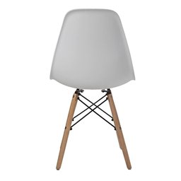Conjunto com 2 Cadeiras Eames Prizi Lake - Branca - 4