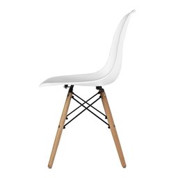 Conjunto com 2 Cadeiras Eames Prizi Lake - Branca - 3