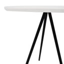 Ver imagem 4 de Mesa Lateral Redonda Trilegal Ø420x420x530 Preto/Branco