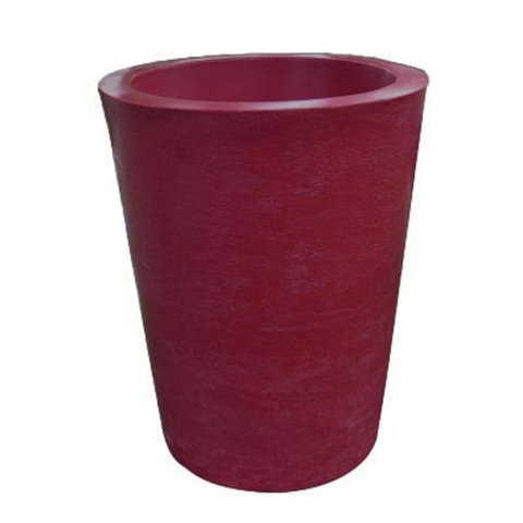 Vaso Planta 50x40 Redondo Cônico Polietileno - VINHO BORDO 021