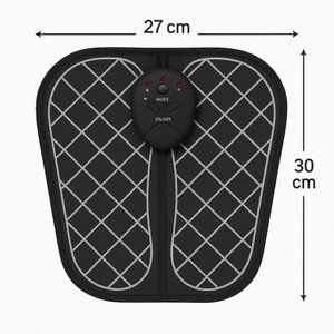 Tapete Massageador Elétrico Pés Shiatsu Magnético Portátil