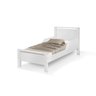 Mini Cama Infantil Meli Reforçada Branco com Colchão - 3