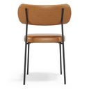 Ver imagem 6 de Kit 02 Cadeiras Sala de Jantar Lila Estofada com Encosto Couríssimo Whisky - Desk Design
