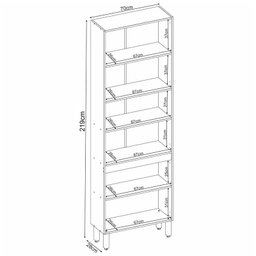 Paneleiro Duplo Firenze 4 Portas Amêndola/Branco - Demóbile - 3