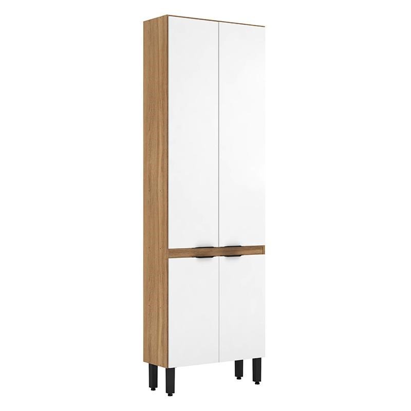 Paneleiro Duplo Firenze 4 Portas Amêndola/Branco - Demóbile é boa?
