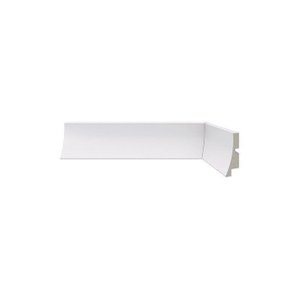 Rodapé de Poliestireno 441 Branco com 05cm Santa Luzia