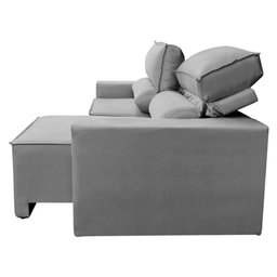 Sofá Retrátil/reclinável 1,50m Confortável Balaqui Decor  - 7
