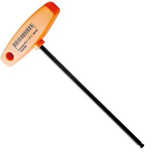 Chave Cabo T com Ponta Hexagonal Abaulada de 2,5x112mm Profissional - 44360125 - Tramontina Chave Ca