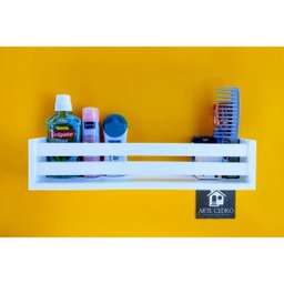 Nicho de Parede Porta Livros Infantis Prateleira Livreiro Organizador de Brinquedos MDF 3Un55cm - 6