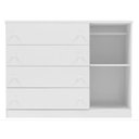 Ver imagem 5 de Quarto de Bebê Lívia com Berço Americano Lara Branco Brilho – Phoenix