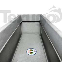 Vaso Floreira Jardineira Flat Polietileno 77x29x29cm Japi - Cimento Queimado - 5 Vaso Floreira Jardineira Flat Polietileno 77x29x29cm Japi - Cimento Queimado - 5