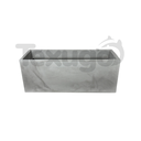 Ver imagem 3 de Vaso Floreira Jardineira Flat Polietileno 77x29x29cm Japi - Cimento Queimado