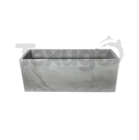 Ver imagem 3 de Vaso Floreira Jardineira Flat Polietileno 77x29x29cm Japi - Cimento Queimado