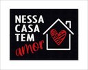 Ver imagem 1 de Tapete Capacho Nessa Casa Tem Amor