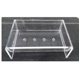 Saboneteira Acrílico Luxo Pia Banheiro Lavabo Cristal - 2