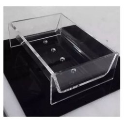 Saboneteira Acrílico Luxo Pia Banheiro Lavabo Cristal - 1