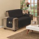 Ver imagem 4 de Protetor de Sofá Dupla Face Manu 2 e 3 Lugares King - Preto/Vermelho