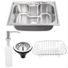 Cuba Cozinha Aço Inox Gourmet Com Acessórios 60x42 cm - 1