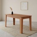 Ver imagem 3 de Mesa de Jantar Estela 4 Lugares Retangular MDF 160x80cm Cinamomo Milani Movelaria
