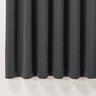 Cortina para Varão Simples Tecido Blachout 3 Metros Corta Luz - Preto - 3