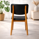 Ver imagem 5 de Cadeira Manuela - Mel com Courino Preto