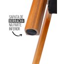 Ver imagem 4 de Cadeira Manuela - Mel com Courino Preto