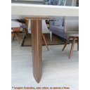 Ver imagem 3 de Mesa Jantar Disi Corda Acetinado com Nogueira 220cm - 49797
