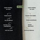 Ver imagem 3 de Kit 3 Capas para Almofada Drapeada Veludo Quadrada Várias Cores Cor:preto