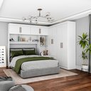 Ver imagem 1 de Guarda-roupa Casal Modulado 4 Portas Hercules 4 Portas 4 Gavetas Carioca Moveis