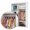 Ver mais imagens de Guarda-roupa Casal Modulado 4 Portas Hercules 4 Portas 4 Gavetas Carioca Moveis