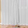 Cortina para Varão Simples Tecido Voil com Microfibra 3 Metros Lucia - Branco - 4