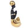 Decoração Yoga Africana Meditação em Resina Meditando Posição a Enfeite Rezando - 2