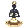 Decoração Yoga Africana Meditação em Resina Meditando Posição a Enfeite Rezando - 3