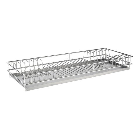 Escorredor de Pratos Embutir 970x75x270mm Mód 1000mm Inox