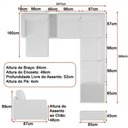 Ver imagem 4 de Sofá de Canto Modulado 347cm - 368cm 8 Lugares France Linho Off White - Sallar Home