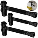 Ver imagem 1 de Sifão Sanfonado com Copo 49cm Preto | Astra | Kit C/ 3 Un