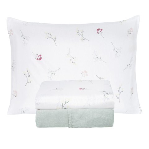 Jogo de Cama Sultan Realce Premium 140 Fios Solteiro Livia