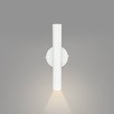 Ver imagem 2 de Kit 2 Arandela de Parede Slim Palito - Branco + Led Gu10