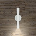 Ver imagem 1 de Kit 2 Arandela de Parede Slim Palito - Branco + Led Gu10
