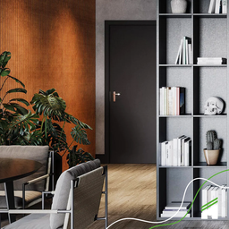 Painel Ripado Modular 10mx10cm (1m²) Bronze Autocolante Linha Urban meu rodapé - 3