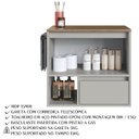 Ver imagem 4 de Gabinete para Banheiro 01 Porta 01 Gaveta 60cm Mel Arenas Proddy
