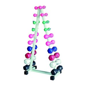 Suporte Halteres Modelo a para 10 Pares Academia Musculação