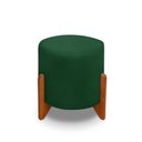 Ver imagem 2 de Banqueta Puff Thor Luxo Madeira Maciça:verde