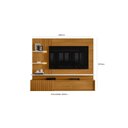 Ver imagem 3 de Home Bancada Suspensa Atena com 3 Portas Deslizantes Cinamomo Off White Madetec
