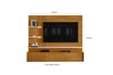 Ver imagem 3 de Home Bancada Suspensa Atena com 3 Portas Deslizantes Cinamomo Off White Madetec