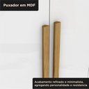 Ver imagem 7 de Guarda Roupa Casal 6 Portas 2 Gavetas Lyon Yescasa Branco/Neve