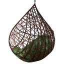 Ver imagem 3 de Cadeira Balanço Ninho Suspenso Gota Tramado C- Almofada Impermeável Acesse Móveis Tabaco-verde