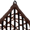 Ver imagem 4 de Cadeira Balanço Ninho Suspenso Gota Tramado C- Almofada Impermeável Acesse Móveis Tabaco-verde